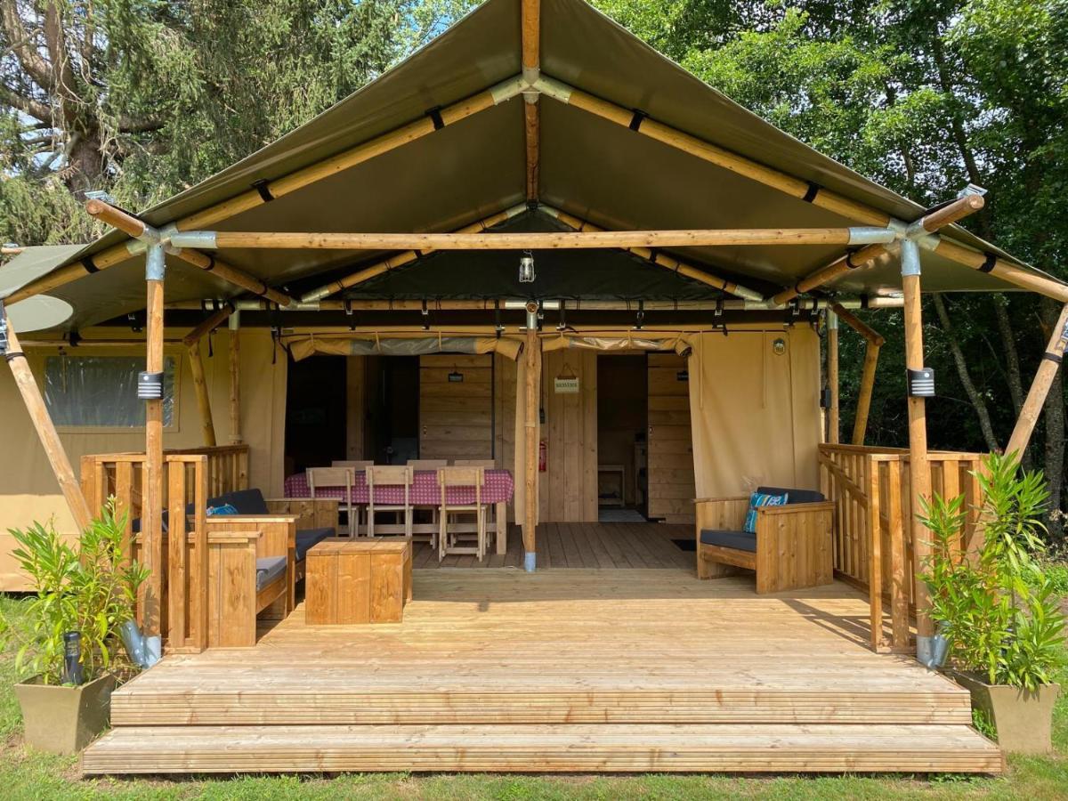 Luxury Safari Tents At Moulin Du Pommier Glamping & Camping Saulgond Екстериор снимка